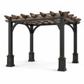 Pergola en bois et métal 4x3 m