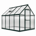 Serre de jardin en aluminium et polycarbonate 2m x 1.9m x 1.95m
