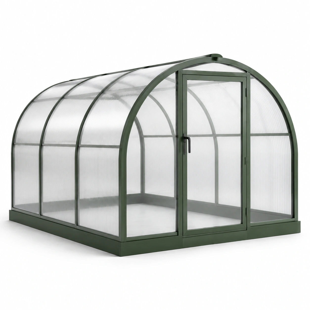 Serre de jardin en aluminium et polycarbonate 4mm 300x200 cm vert