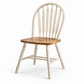 Chaise en bois de hêtre blanc et brun