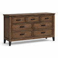 Commode en Bois avec 7 Tiroirs